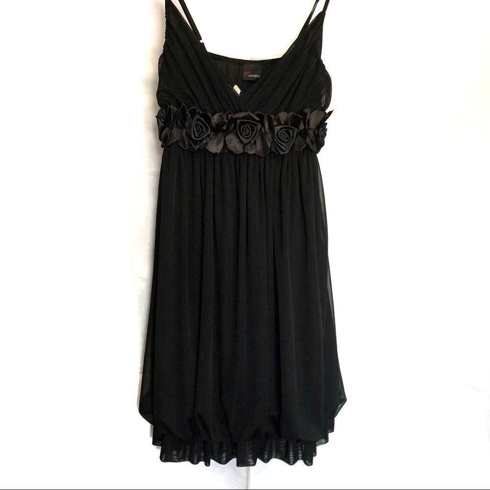 O’esar Black Negligee or Dress not quite sure.